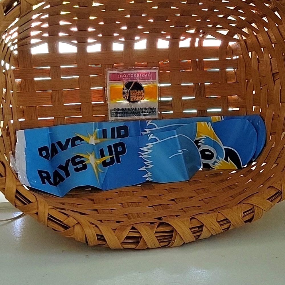 TAMPA BAY RAY'S    BAM BAMS TWO VINTAGE GAME NOISE MAKERS.